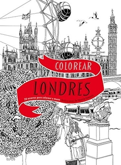 Colorear Londres 20 escenas para colorear a mano