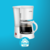 Cafetera Atma CA8133 semi automática blanca de filtro 220V