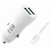 CARREGADOR PARA IPHONE VEICULAR LIGHTNING DUAL USB 2.4A - FAM