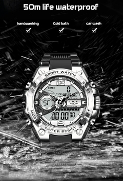 Relógio Masculino Esportivo Resistência 50m. Relógio de pulso à prova d'água. - comprar online