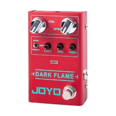 JOYO R-17 Dark Flame é um pedal de distorção de alto ganho, com pedal EQ de 3 bandas-Três botões LOW, MID e HIGH para ajustar a frequência correspondente Bass,Mid e Treble, fornecendo vários tons para guitarristas. Vários tons pedal-Com um interruptor, você pode selecionar três diferentes tipos de distorção sonora. O-R-17 Dark Flame Guitar Effect Pedal, Pedal de Alto Ganho, 3 Band EQ Metal, Elimina as distorções sonoras. Para você guitarrista Exigente. na internet