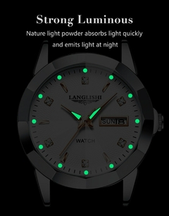 POEDAGAR-Relógio de pulso minimalista para mulheres DECIDIDAS, relógio de quartzo impermeável e elegante. na internet