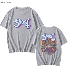 Imagem do Camiseta Ghost Band para Feminino e Masculino, 100% Algodão, Estampada com manga curta para pessoas de bom gosto.