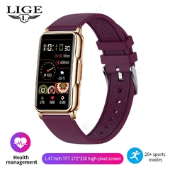 LIGE-Relógio Inteligente Fitness para Homens e Mulheres, Telefone Conectado Bluetooth. Veja na descrição as qualidades desta maravilha. O Presente perfeito. - ÁGUIASHOPPING