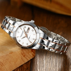 POEDAGAR-Relógio de pulso minimalista para mulheres DECIDIDAS, relógio de quartzo impermeável e elegante. - loja online