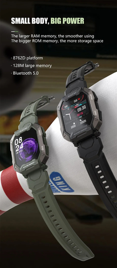 LIGE-relógio inteligente para homens, bluetooth, tela de toque completa, relógio à Prova d'água 5ATM, o Relógio para o Homem Moderno. - comprar online