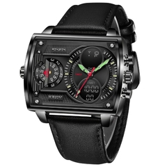 LIGE Relógio masculino de luxo da melhor marca FOXBOX Fashion Relógio quadrado masculino casual esportivo. O Relógio do Homem Exigente.de na internet