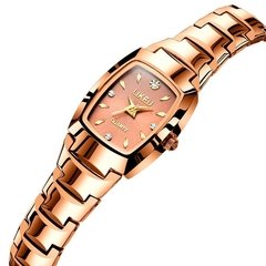 likeu Quartzo: Relógio de luxo, pulseira de cristal feminino, o Relógio da mulher Inteligente e exigente.