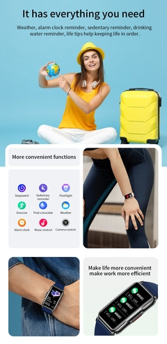 LIGE-Relógio Inteligente Fitness para Homens e Mulheres, Telefone Conectado Bluetooth. Veja na descrição as qualidades desta maravilha. O Presente perfeito. - loja online