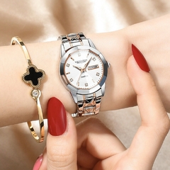 POEDAGAR-Relógio de pulso minimalista para mulheres DECIDIDAS, relógio de quartzo impermeável e elegante.
