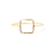 Anel de Ouro 18k Square - comprar online