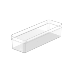 Organizador De Gavetas Clear 22,5 x 7,5 x 5,6 cm