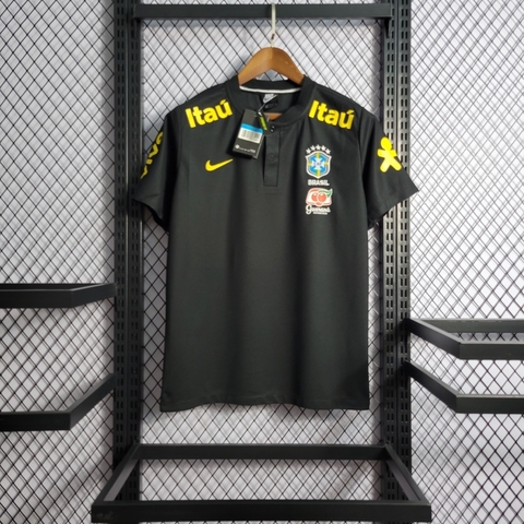 Camisa Seleção Brasileira Refletiva Edição Especial Torcedor Nike Feminina  - Preta