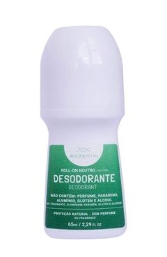 BIOZENTHI - DESODORANTE ROLL-ON NEUTRO SEM PERFUME - 65ml