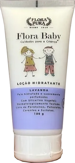 LOÇAO HIDRATANTE FLORA BABY LAVANDA - 180G