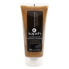 SHOWER GEL ESFOLIANTE – EXTRATO DE CAFÉ - 200ml