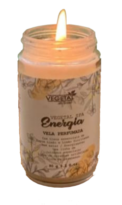 VELA PERFUMADA ENERGIA VEGETAL SPA - 90G - comprar online