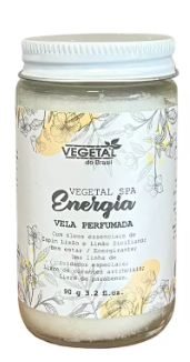 VELA PERFUMADA ENERGIA VEGETAL SPA - 90G