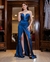 Vestido Strapless Blue Prisma en internet