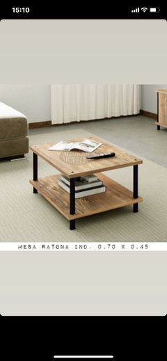 Mesa ratona industrial