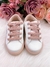 Sapato Nilqi Branco e rose - comprar online