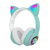 Fone Headphone Orelha de Gato Colorido Led Smartphone Geek Gamer na internet