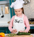 Avental Infantil Vida Pratika Mini Chef Branco - comprar online
