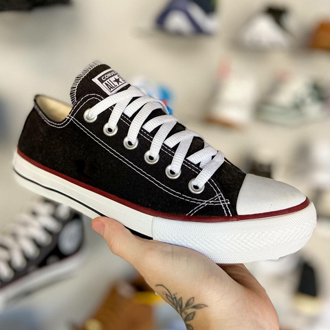 Converse All Star Preto Cano Alto 34-37