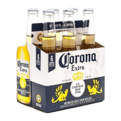 Cerveza Corona porrón 330ML. (Pack x 6 unidades)