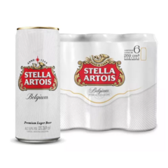 Cerveza Stella Artois lata 269ML. (Pack x 6 unidades)