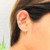 Brinco Ear Cuff em prata 925 | 4 Fios - Piercing Falso