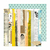 Papel para Scrapbook Nonfiction - Coleção Discover + Create - Vicky Boutin - American Crafts