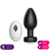 PLUG ANAL DE SILICONE COM VIBRO - RECARREGÁVEL - Luma Lingerie