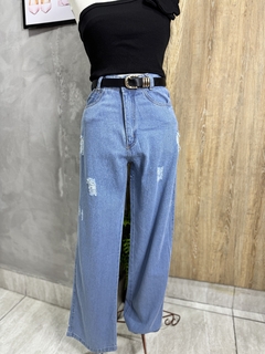 Calça Wide Leg Destroyed - loja online