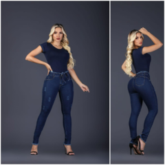 Calça jeans Feminina com lycra Cintura Alta EMPINA BUMBUM na internet