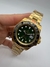 ROLEX GMT MASTER II- DOURADO E VERDE