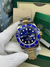 ROLEX SUBMARINER - AZUL E PRATA