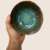 bowl cerâmica artesanal esmaltado verde água