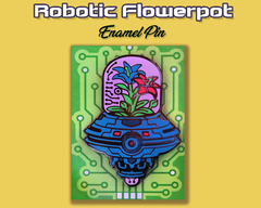 Robot Flowerpot Pin