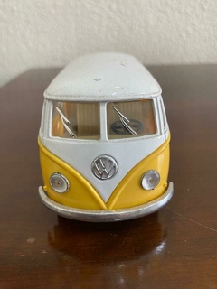 KOMBI MINIATURA AMARELA E BRANCA