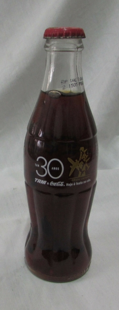 GARRAFA DE COCA COLA EDIÇÃO 30 ANOS TAM