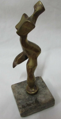 ESCULTURA DE BRONZE COM BASE GRANITO - comprar online