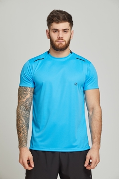 Remera Running Dry Cuello Combinado 7161 - comprar online