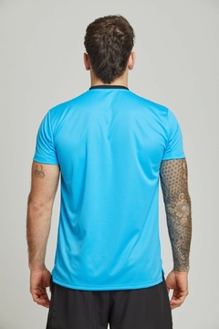 Remera Running Dry Cuello Combinado 7161 - Full Training