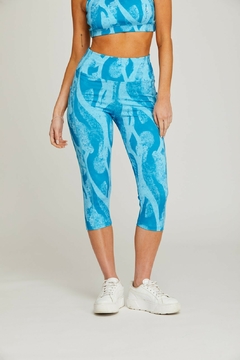 Imagen de Calza Capri Print con Bolsillos 7219