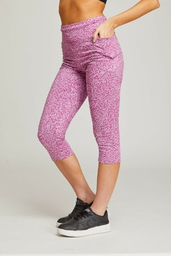 Calza Capri Print Hojitas 7233 - Full Training