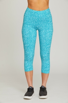 Calza Capri Print Hojitas 7233