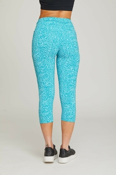 Calza Capri Print Hojitas 7233 - tienda online