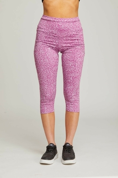 Calza Capri Print Hojitas 7233 - comprar online