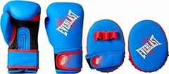 Kit de Boxeo Infantil Everlast Guantes + Focos - Full Training